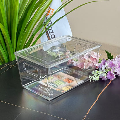 سندوقی هەڵگرتنی ئەکریلیکی ڕوون بە سەرەوە