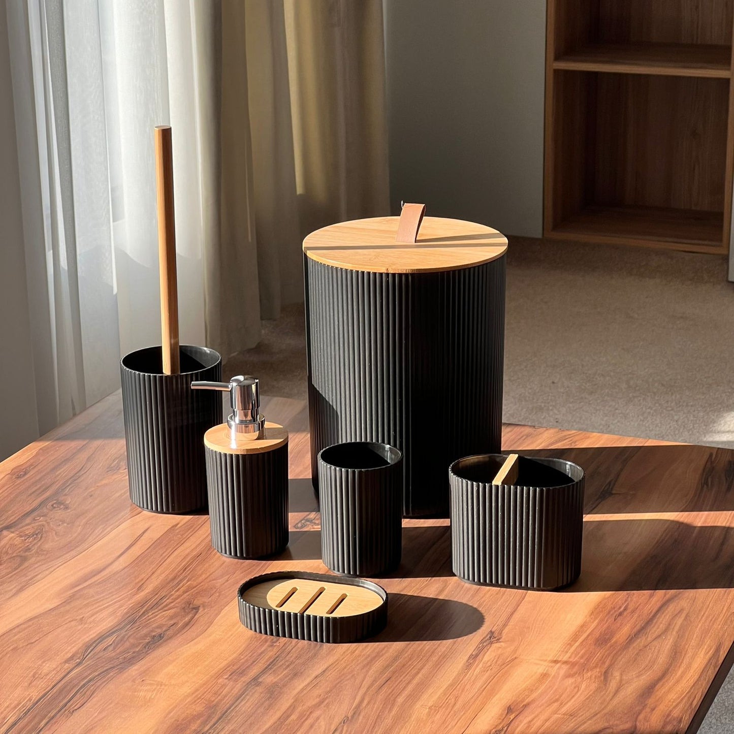 6 PCS Modern Bathroom Accessories Set