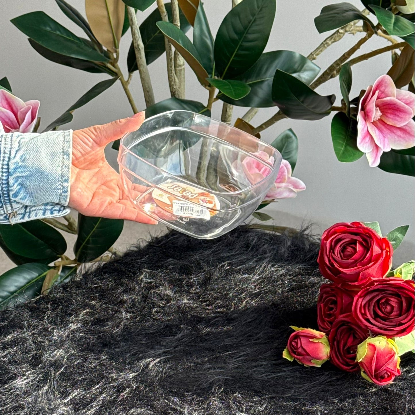 Clear Multi-Size Serving & Storage Bowls