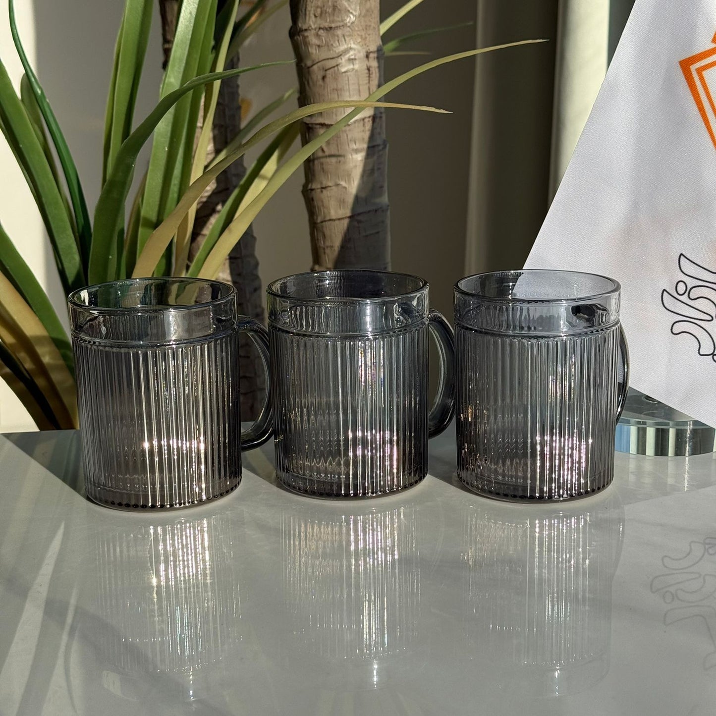 Luxury Black Tea Cups - Set Of 3