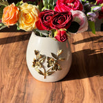 Decorative Golden Flower Vase