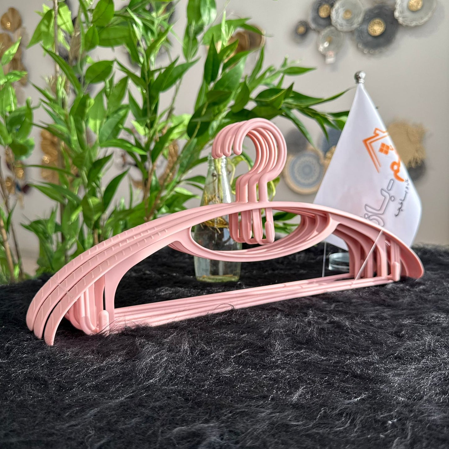 علّاقات ملابس بلاستيكية - طقم من 3 قطع