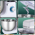 8L Powerful Stainless Steel Stand Mixer