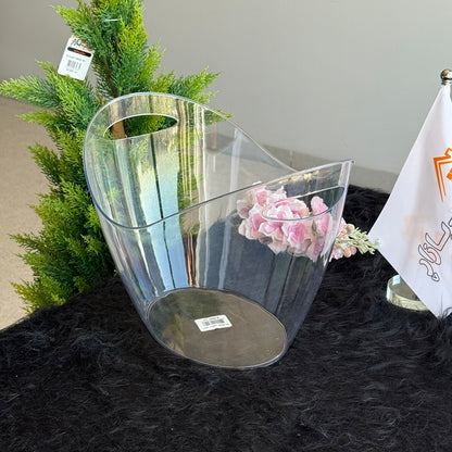 Clear Multi-Purpose Bucket – Ice Cooler & Storage Solution