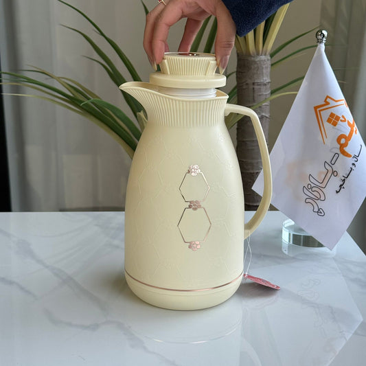 Elegant Off-White Coffee & Tea Thermos