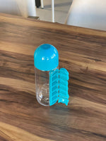 Travel Water Bottle with Daily Pill Organizer