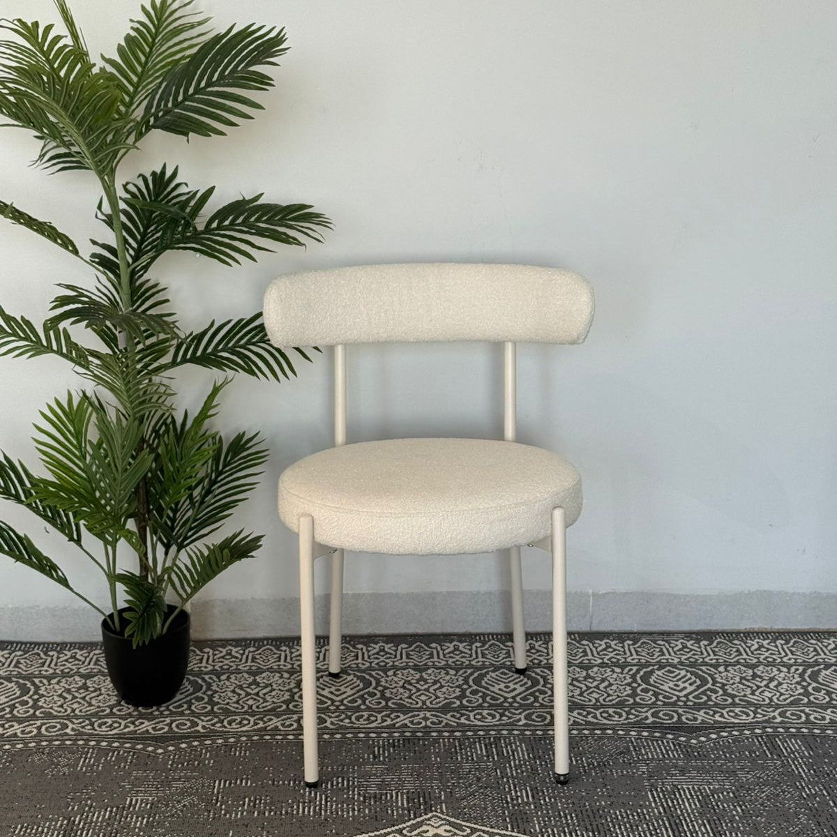 Tina Modern Metal Indoor Chair