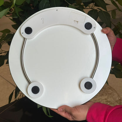 ميزان وزن زجاجي مع شاشة LCD رقمية