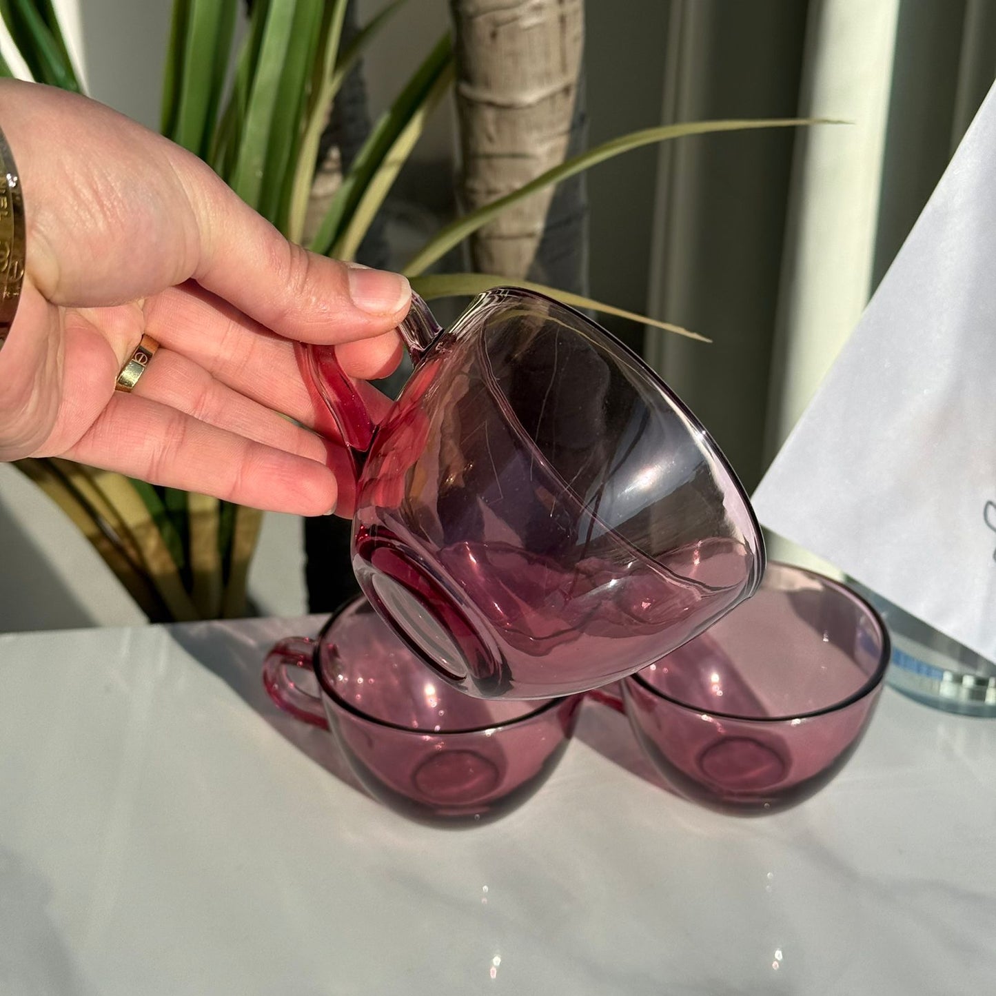 کوپی چای شووشەیی ڕەسەن