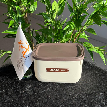 صناديق تخزين متعددة الأغراض بحجمين مع غطاء