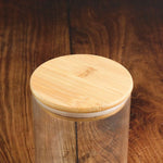 Simple Wooden Lid Storage Jar