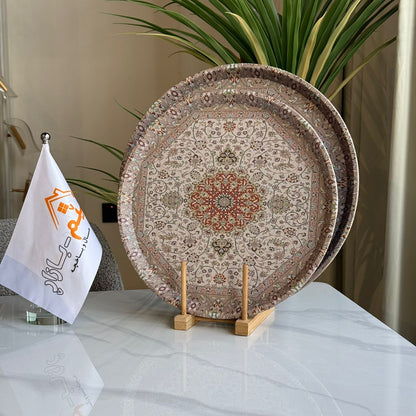 سینی خزمەتکردن بە نەخشی شاهانە