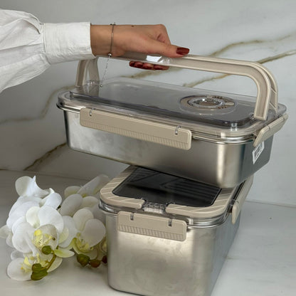 Modern Lock-Lid Food Storage Box