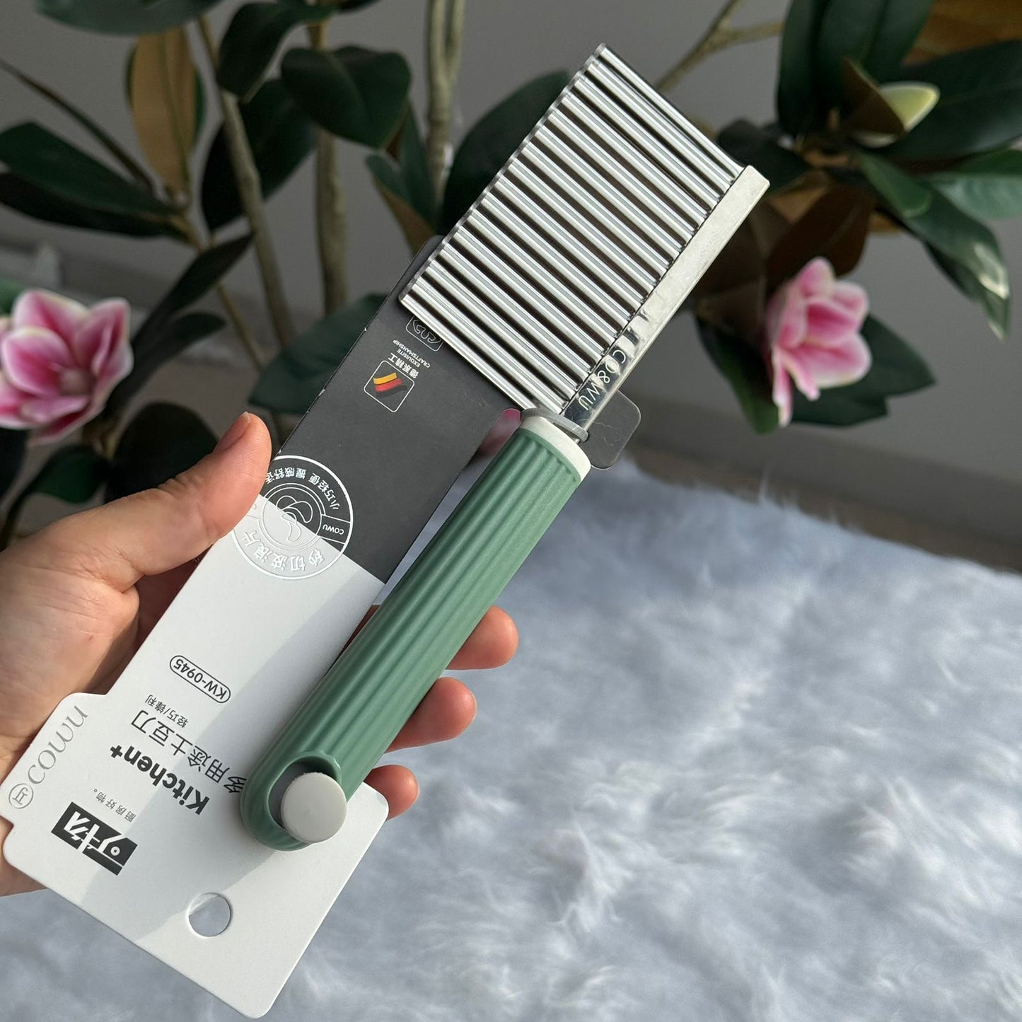 قطاعة الخضار والفواكه المتموجة