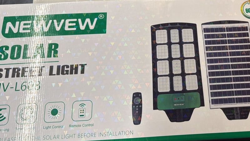 600W Motion Sensing Solar Street Light