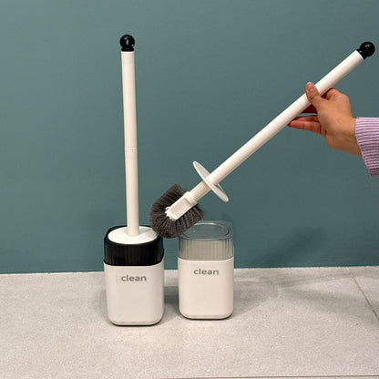 Toilet Cleaning Brush with Removable Holder Cup