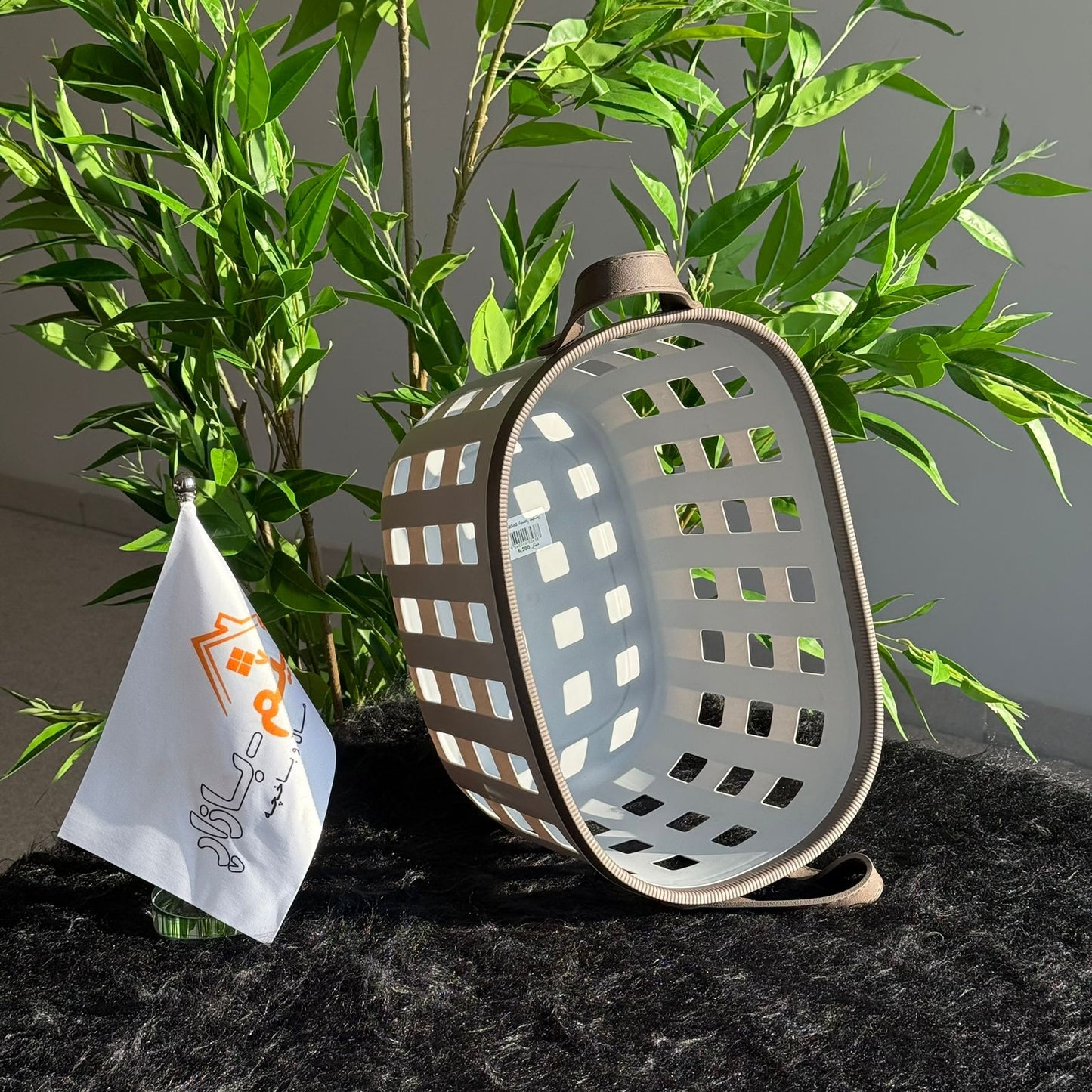 سلال تخزين متينة متعددة الأغراض بمقابض