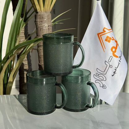 کوپی چای شووشەی ڕەسەن و شیک - سێتی ٣