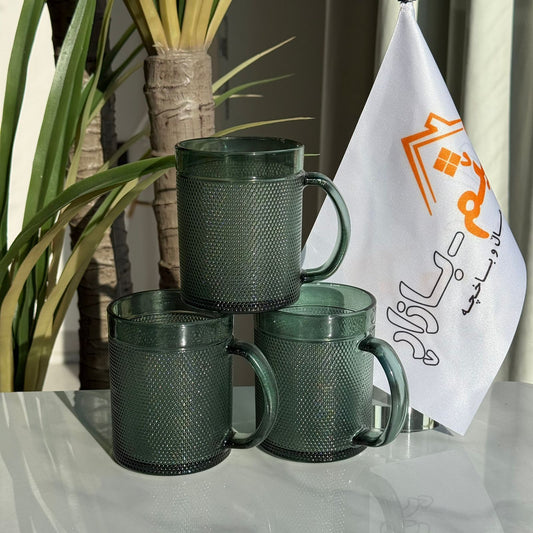 کوپی چای شووشەی ڕەسەن و شیک - سێتی ٣