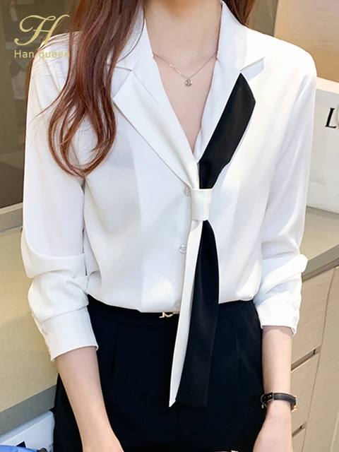 Long Sleeve Women Office Shirt