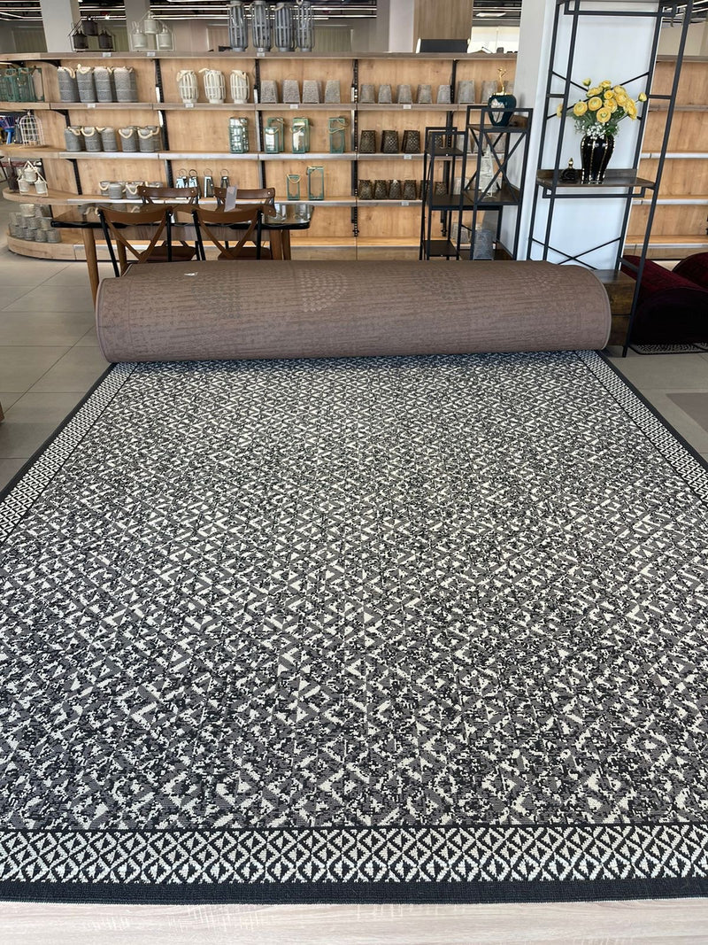 2x3m Modern Grey Indoor Carpet