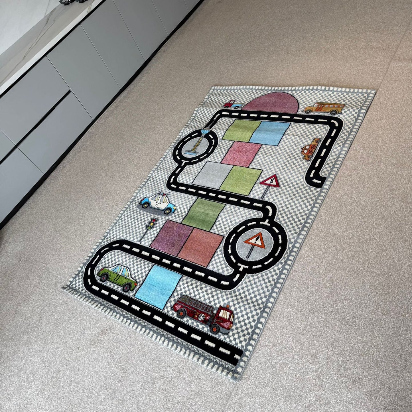 2.25x1.5m Modern Carpets - Cut & Loop Collection