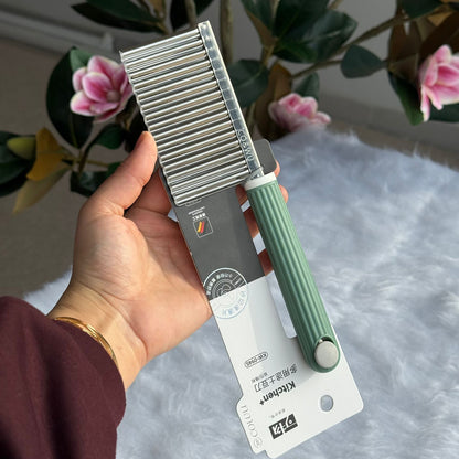 قطاعة الخضار والفواكه المتموجة