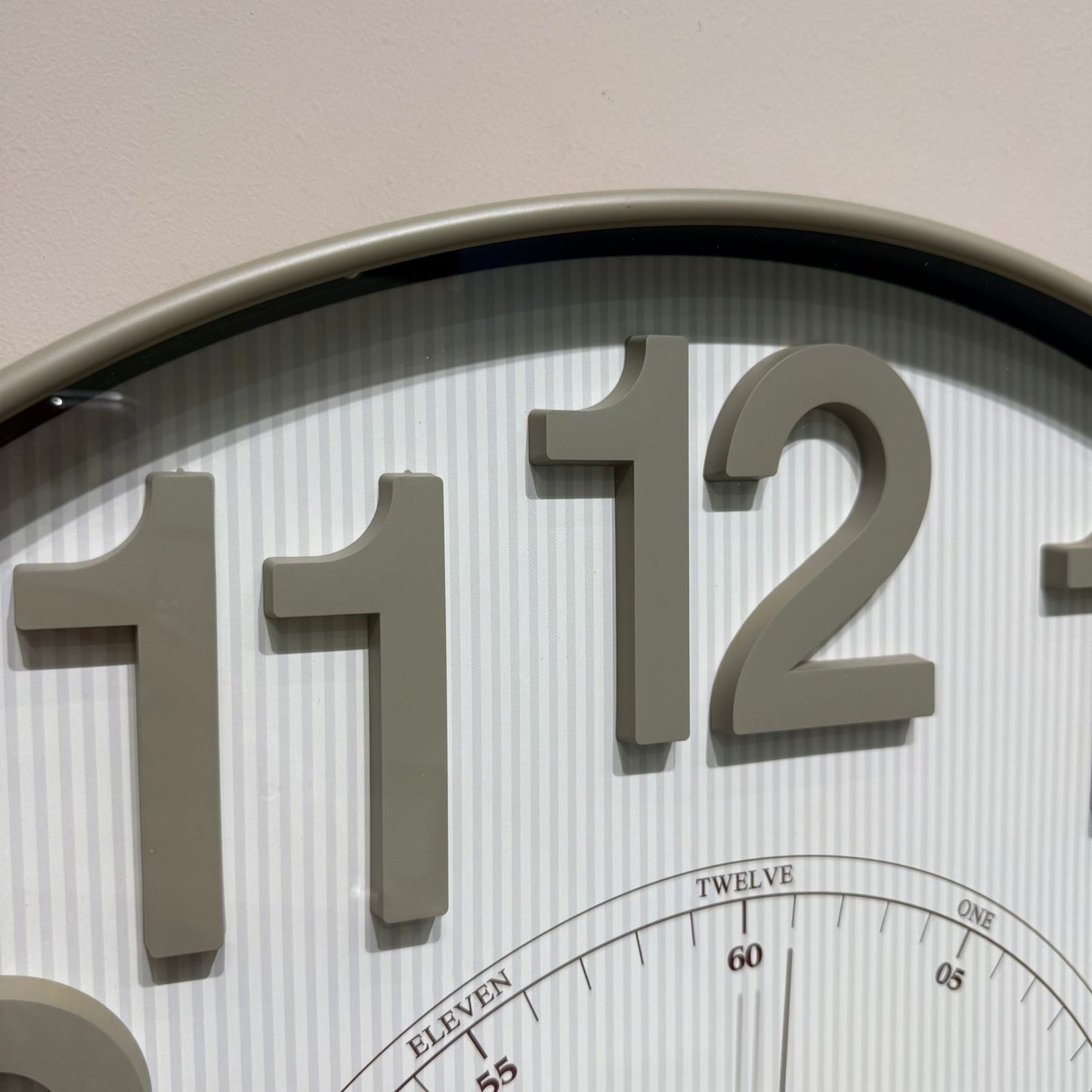 Classic Round Wall Clock With Large Numbers