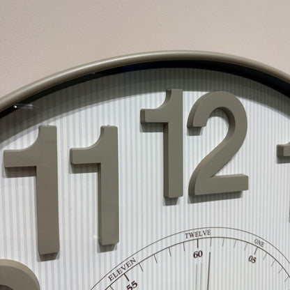 Classic Round Wall Clock With Large Numbers