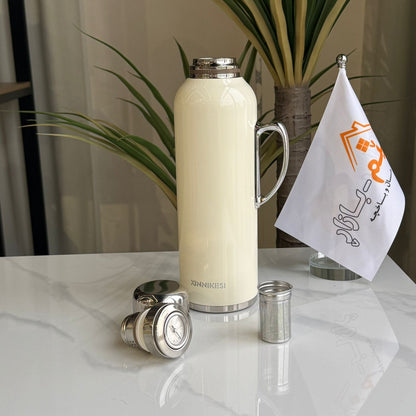 Vacuum Insulated Thermos Bottle with Temperature Display