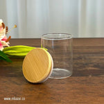 Simple Wooden Lid Storage Jar