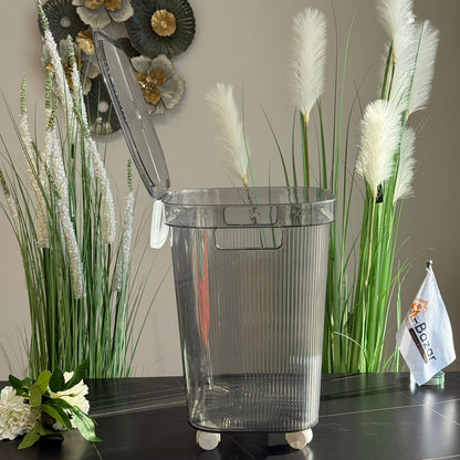 2-Sized Modern Transparent Plastic Storage Container