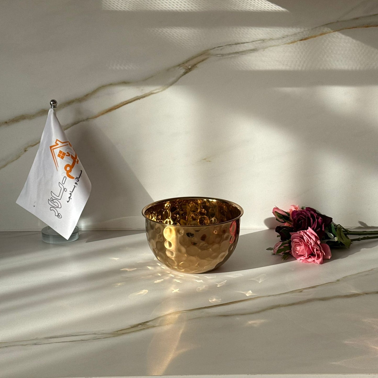 Bronze Aura Hammered Bowl