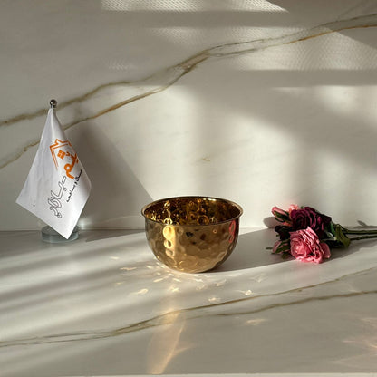 Bronze Aura Hammered Bowl