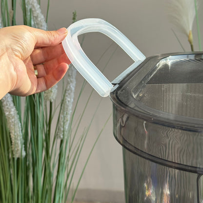 2-Sized Modern Transparent Plastic Storage Container