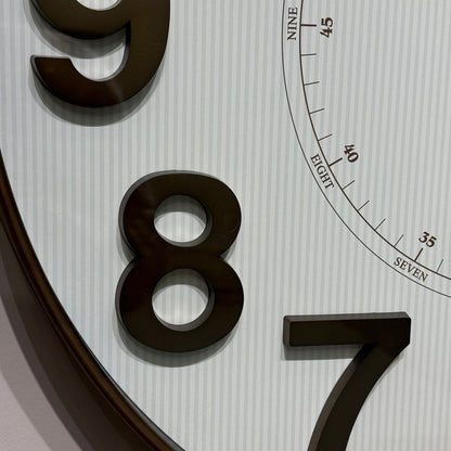 Classic Round Wall Clock With Large Numbers