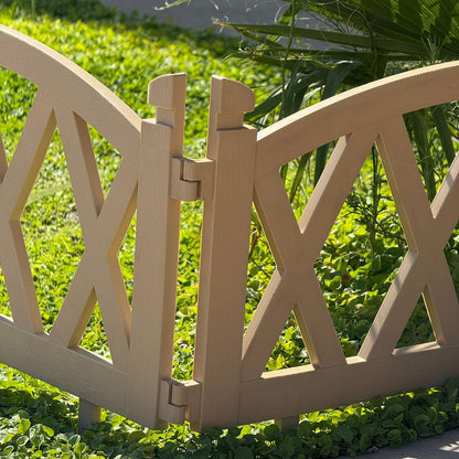 لوحة سياج حديقة شبكية مزخرفة