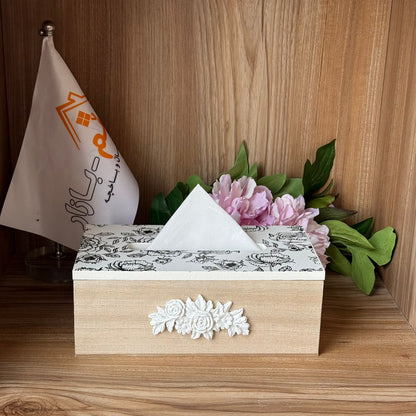 Elegant Wooden Tissue Box Cover