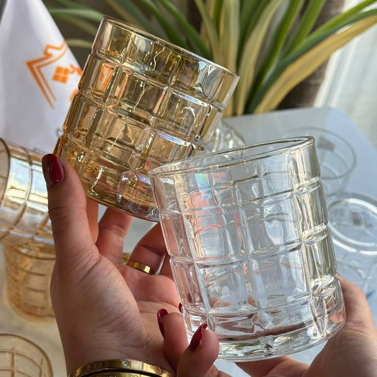 مجموعة الأواني الزجاجية الأنيقة المتينة