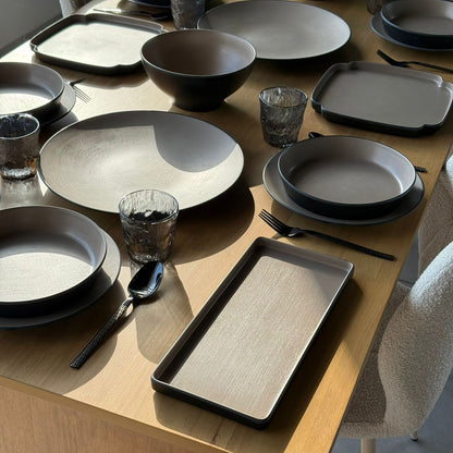 Modern Minimalist Melamine Dinnerware Plate Set