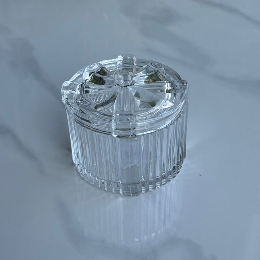 Luxury Glass Table Accessory Box with Lid
