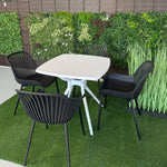 Daniela Chair & Durable Square Table Outdoor Furniture Set