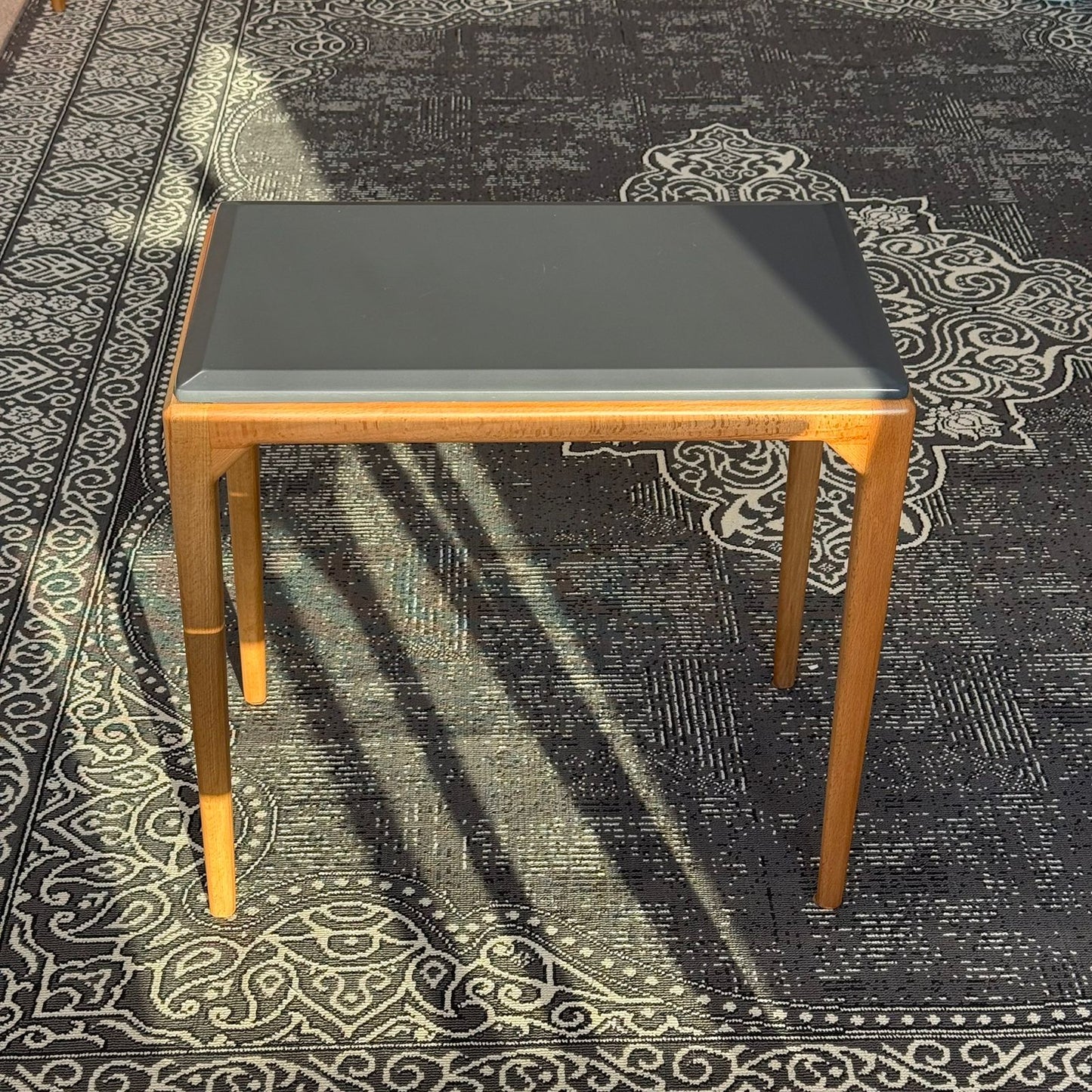 Luca - Modern Durable Table Set - Beige & Grey