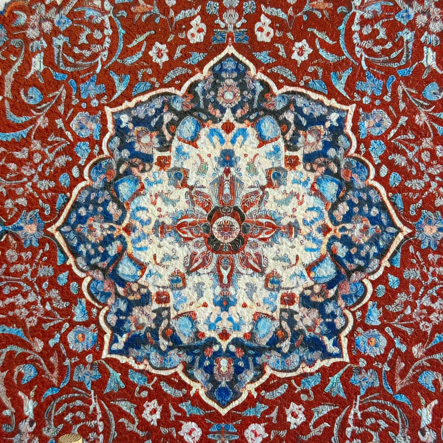 Royal Red Pattern Serving Tray