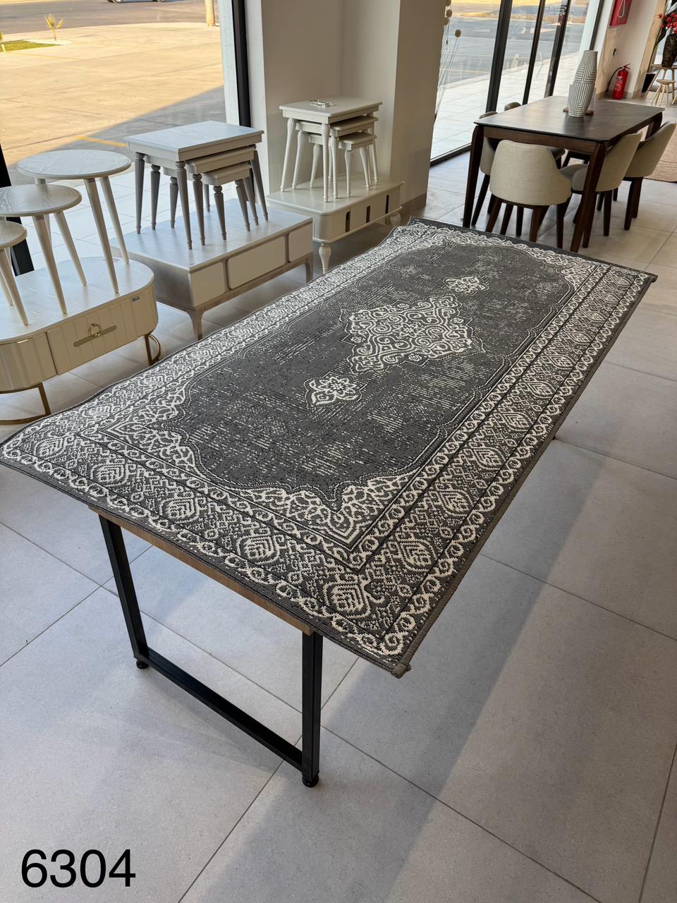 1x2m Modern Grey Indoor Carpet