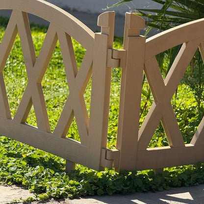 لوحة سياج حديقة شبكية مزخرفة