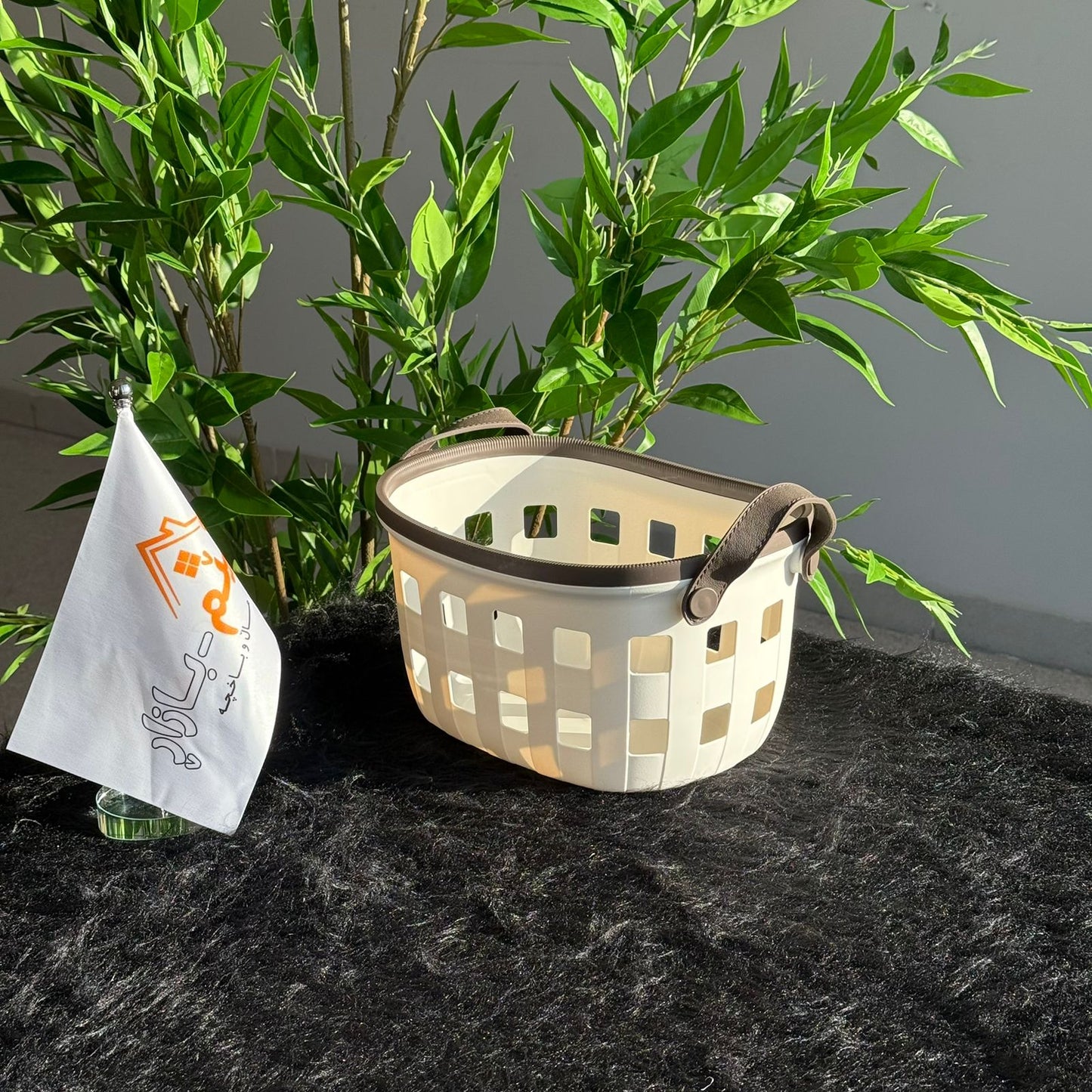 سلال تخزين متينة متعددة الأغراض بمقابض