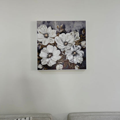 لوحة فنية مرسومة يدويا قياس 80x80 سم