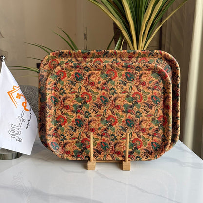 2Sized - Floral Pattern Serving Trays