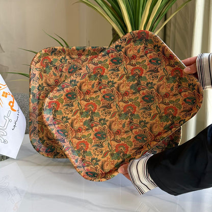 2Sized - Floral Pattern Serving Trays